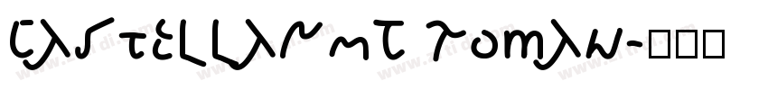 CastellarMT Roman字体转换